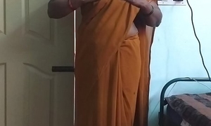 desi  indian horny tamil telugu kannada malayalam hindi cheating wife wearing saree vanitha showing big boobs and shaved pussy disquiet hard boobs disquiet nip scraping pussy masturbation