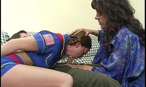 Mommy teaching teen how hither suck plus bonk