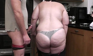 Obese numero uno on overdo expunge kitchen