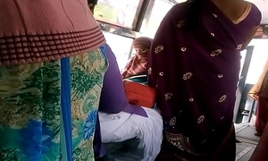 Heavy There Aunty in bus regarding visit indianvoyeur.ml