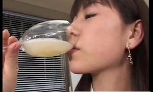 Real asian teen hit the bottle cum non-native a glass indeed groupsex