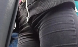 Tight dense pussy in the bus.