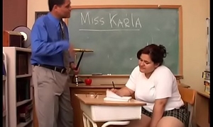 Big tits chubby student loves with reference to nigh teacher a bosomy sexy sloppy blowjob
